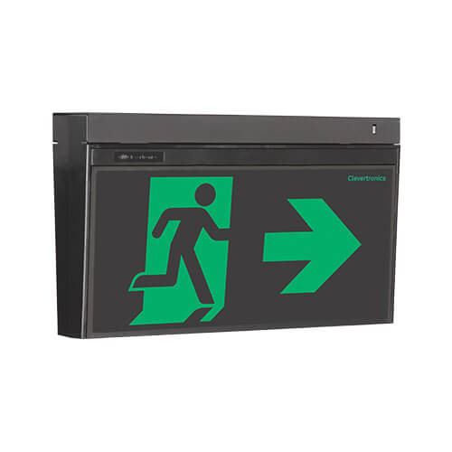 Cleverfit Pro Exit, Surface Mount, LP, DALI Emergency, Theatre Version, Running Man Arrow One Way, Double Sided